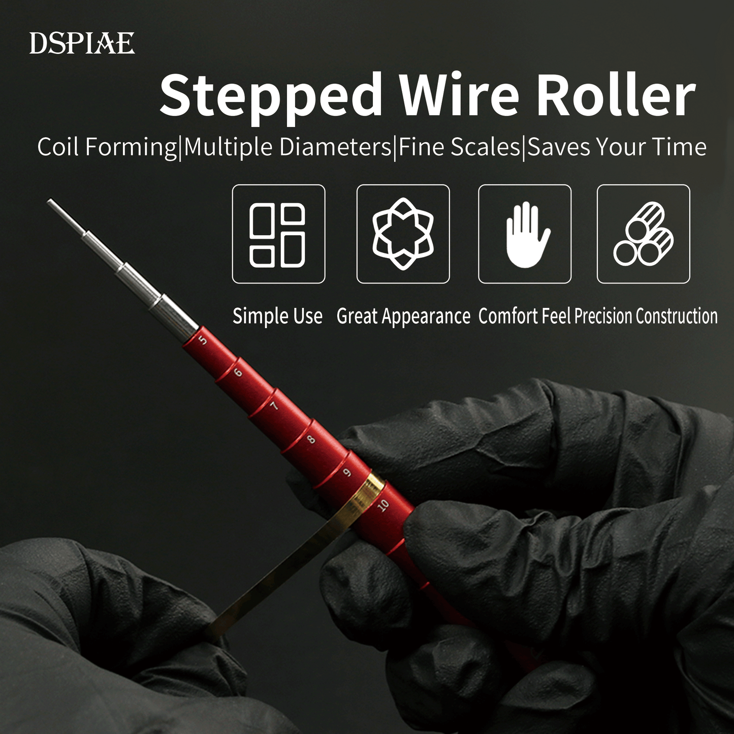 DSPIAE AT-CR Multi Diameter Stepped Wire Roller