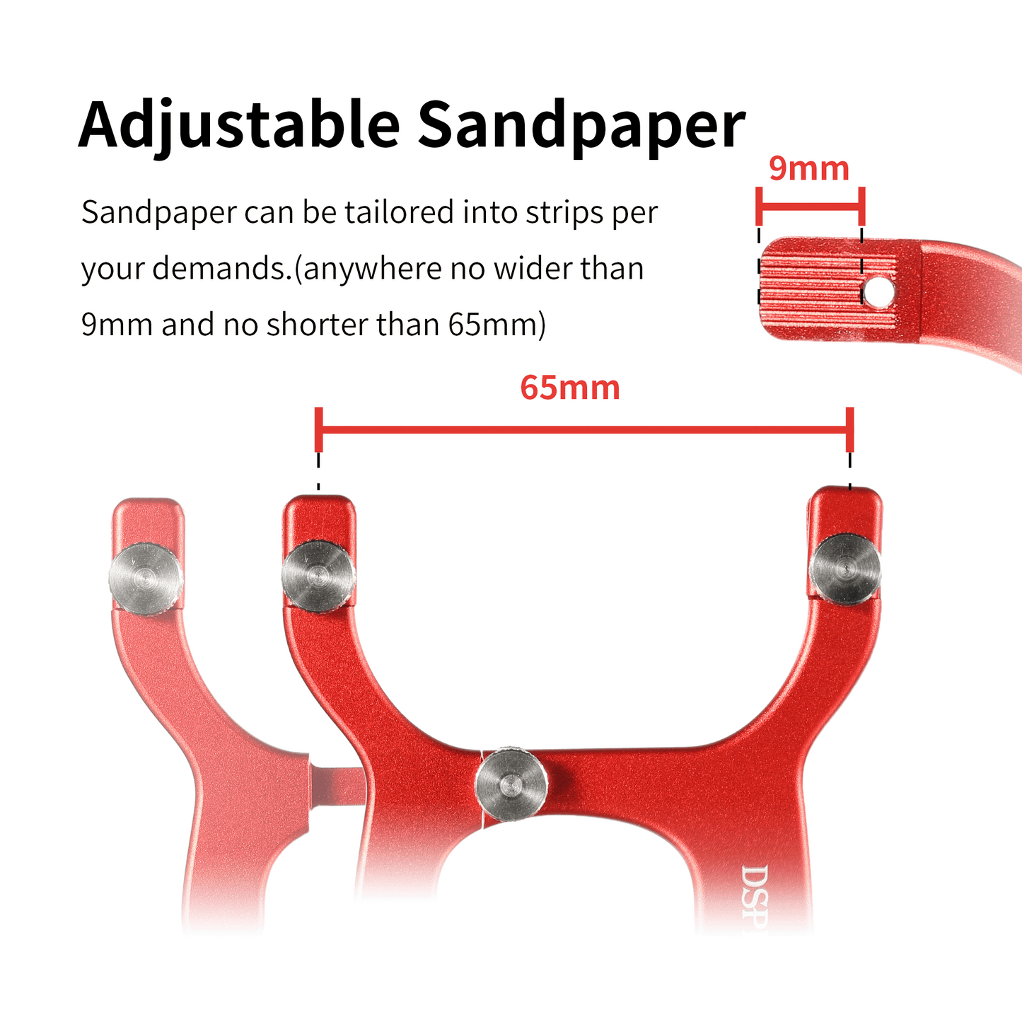 DSPIAE AT-CSS Inner Angle Surface Sander Sandpaper Holder