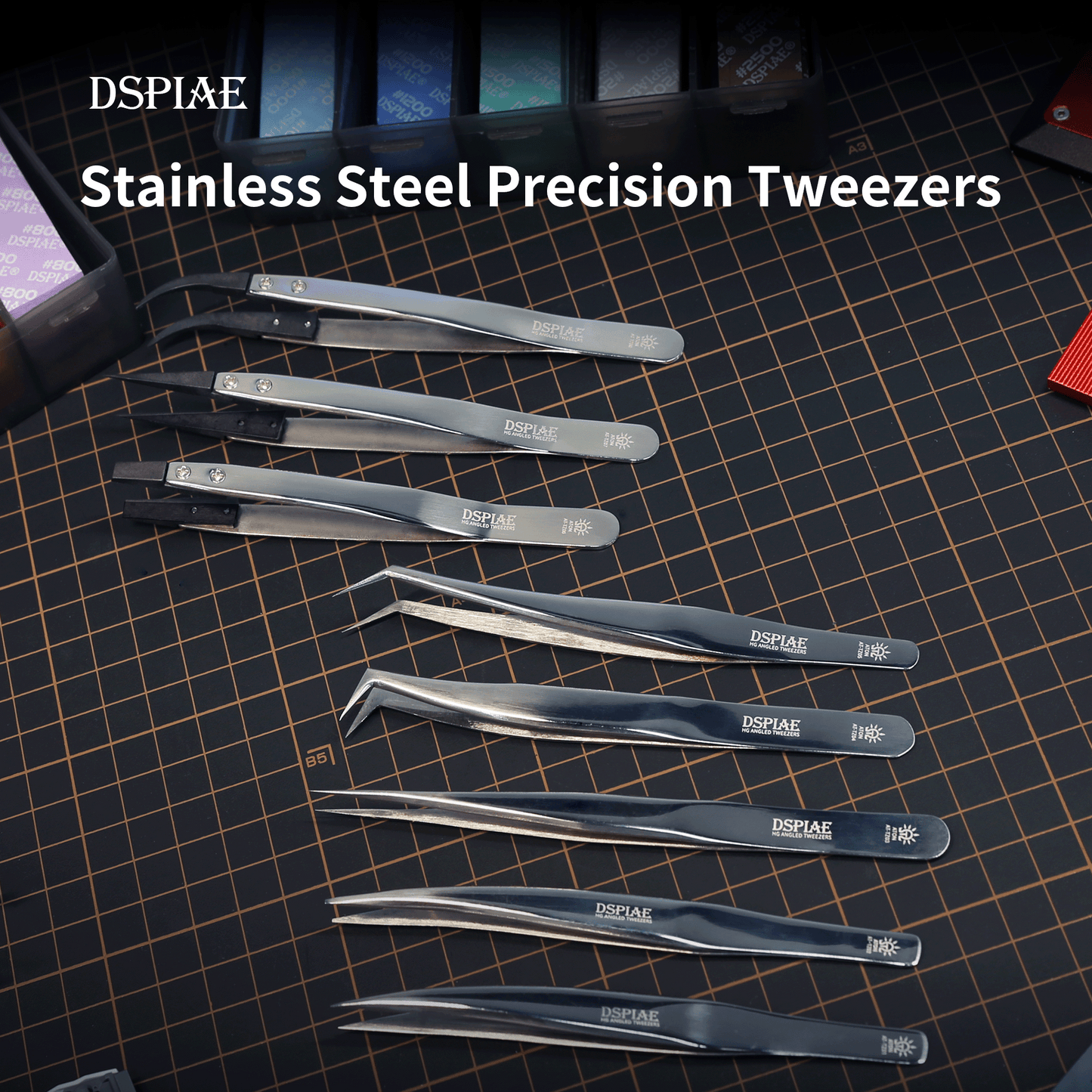 DSPIAE AT-TZ Stainless Steel Precision Tweezers