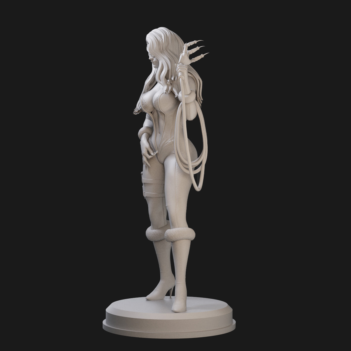 Black Cat Marvel Heroine 3D Printing Scale GK Resin Figure