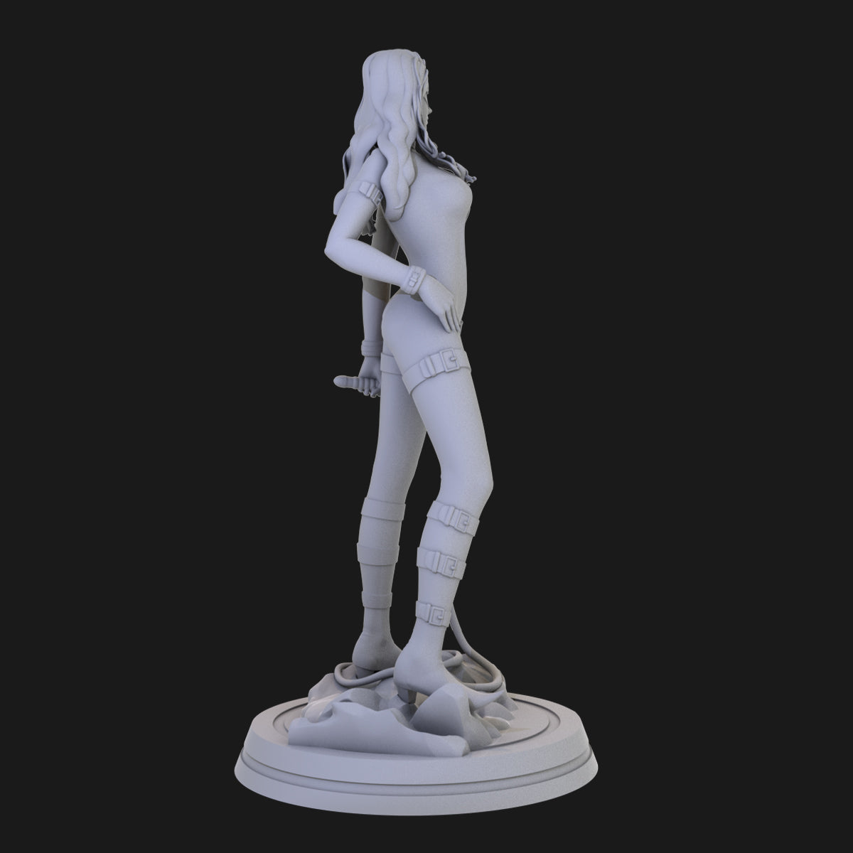 Black Cat 3D Printing Scale GK Resin Figure