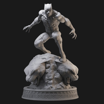 Black Panther Guardians of Wakanda 3D Printing Scale GK Resin Figure