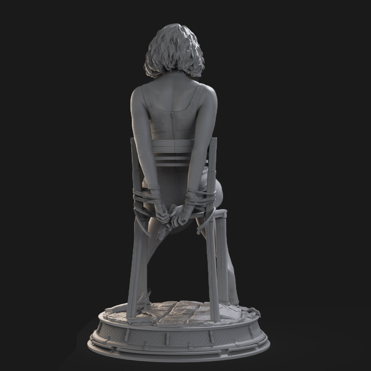 Black Widow Arrested 3D Printing Scale GK Resin Figure