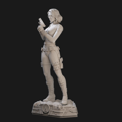 Black Widow Marvel Female Spy 3D Printing Scale GK Resin Figure