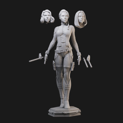 Black Widow Romanoff 3D Printing Scale GK Resin Figure