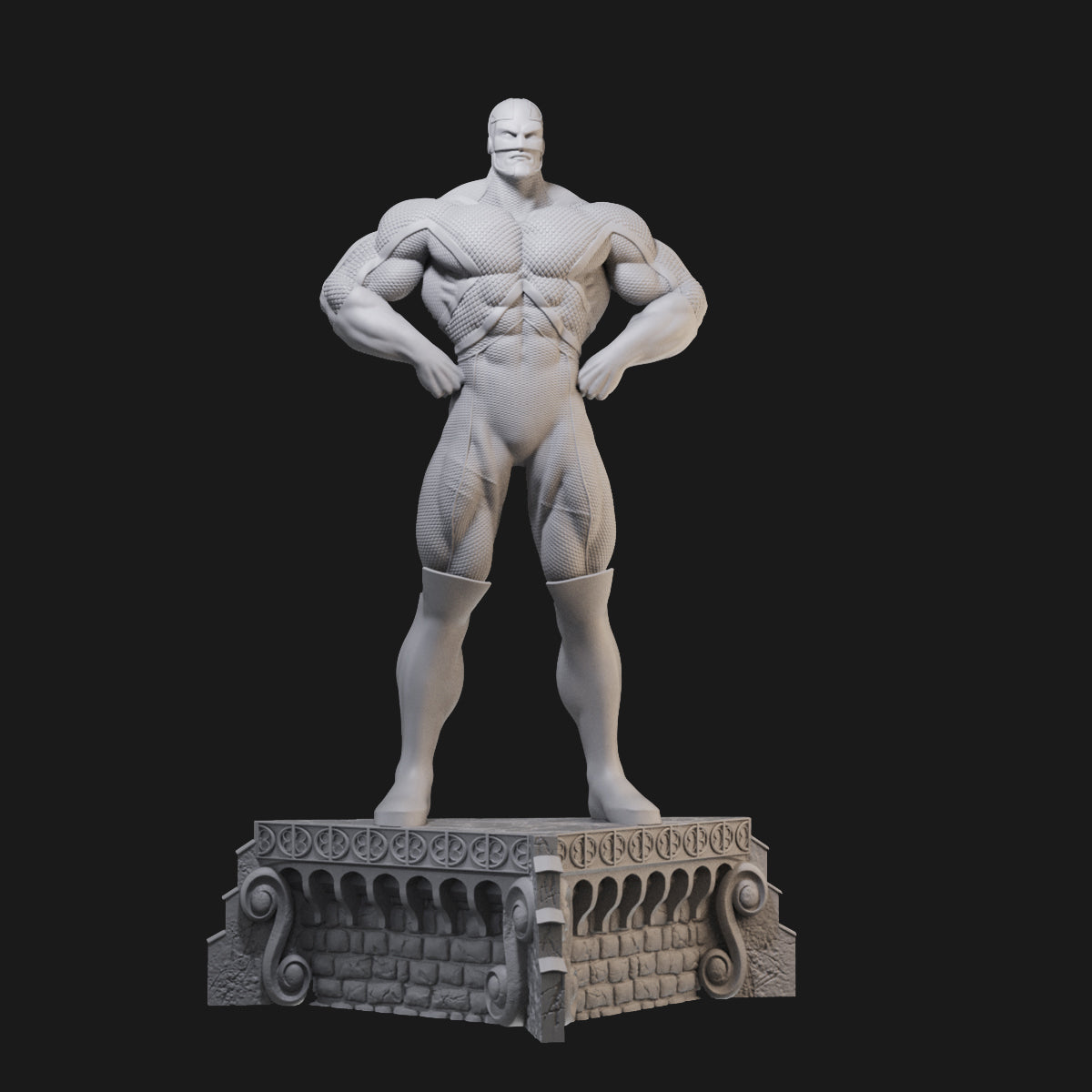 Captain Britain 3D Printing Scale GK Resin Figure