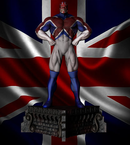 Captain Britain 3D Printing Scale GK Resin Figure