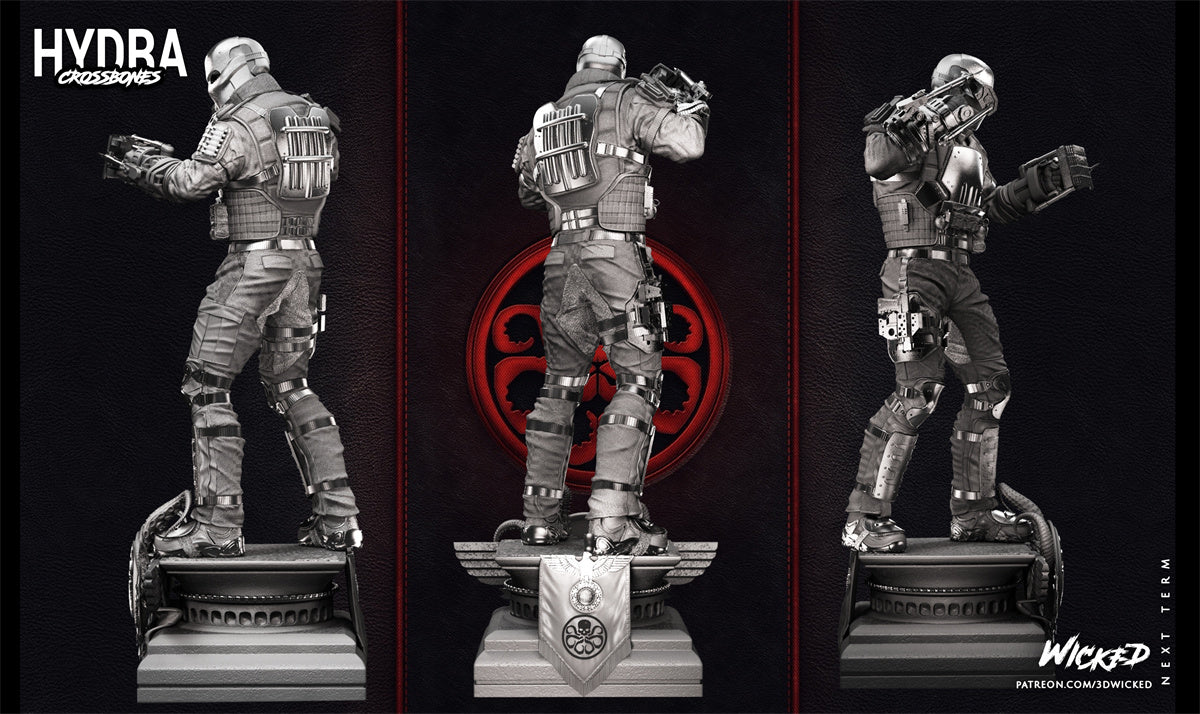 Crossbones 3D Printing Scale GK Resin Figure