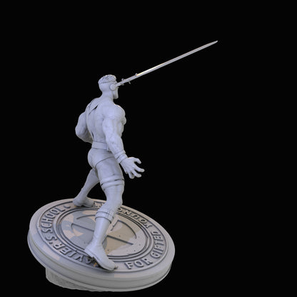 X-Men Cyclops Shooting 3D Printing Scale GK Resin Figure