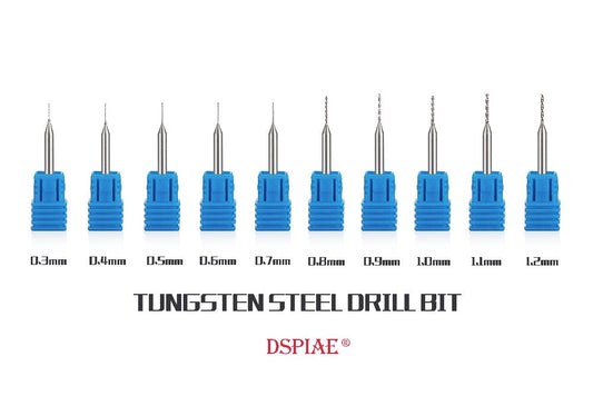 DSPIAE Tungsten Steel Drill Bit 0.3~3.0mm for Hand Drill