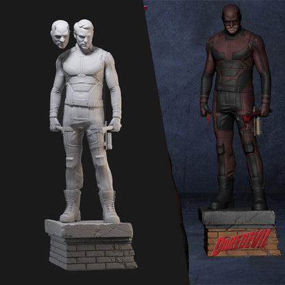 Daredevil Marvel Super Heroe 3D Printing Scale GK Resin Figure