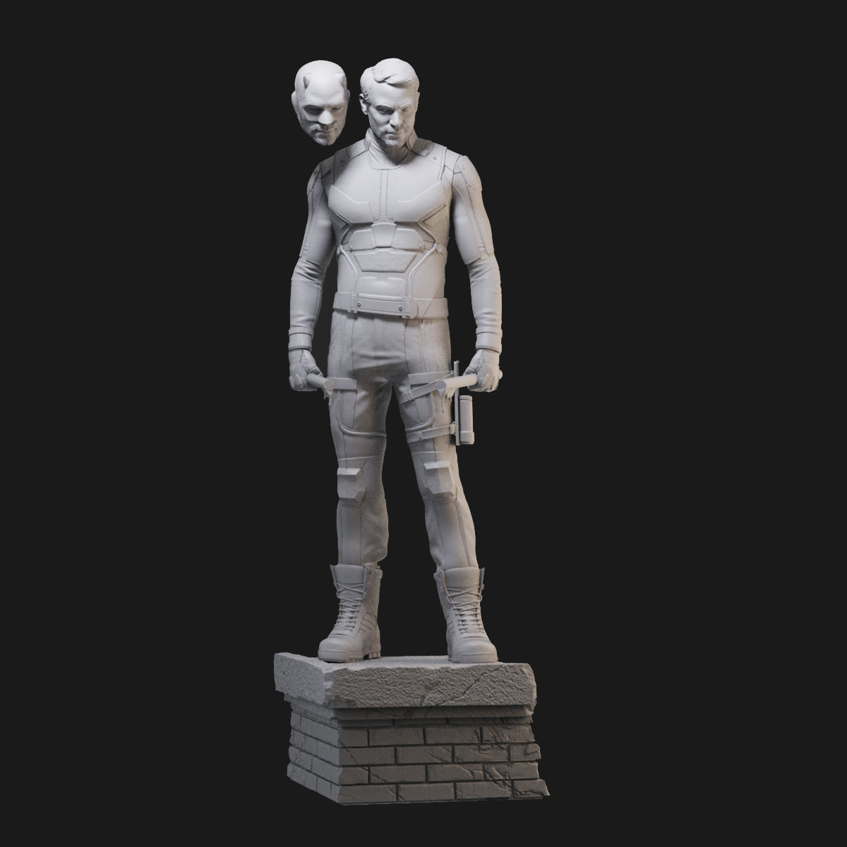 Daredevil Marvel Super Heroe 3D Printing Scale GK Resin Figure