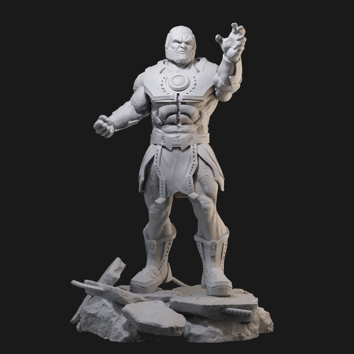 Darkseid DC Super Villain 3D Printing Scale GK Resin Figure