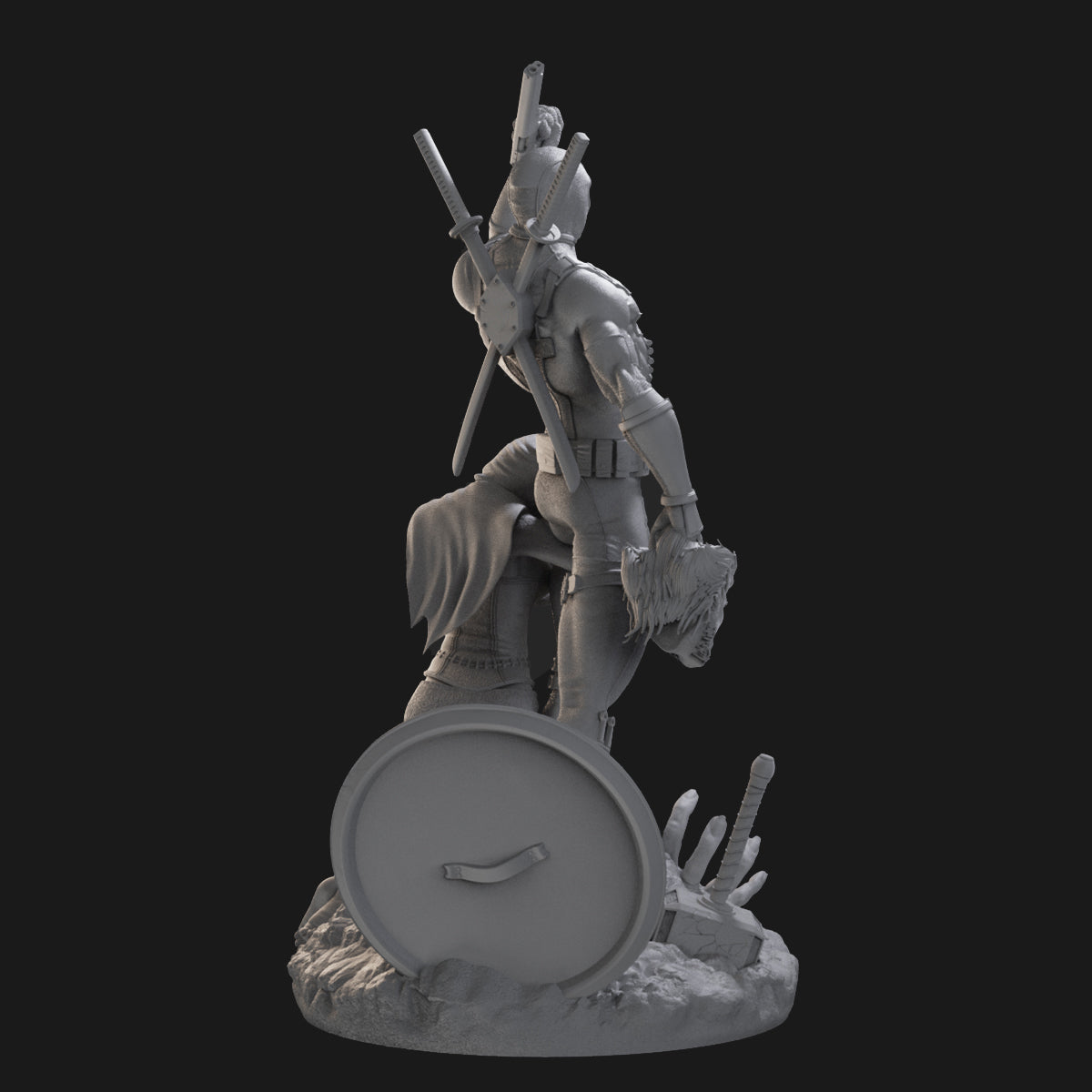 Deadpool vs. the Marvel Universe 3D Printing Scale GK Resin Figure