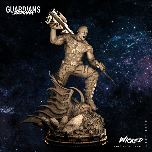 Destroyer Guardians of the Galaxy 3D Printing Scale GK Resin Figure