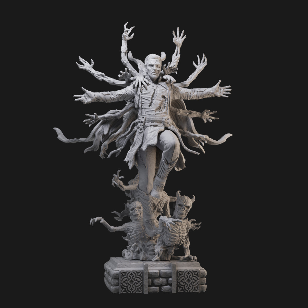 Doctor Strange Zombie Edition 3D Printing Scale GK Resin Figure