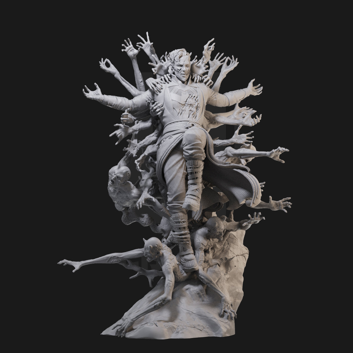 Doctor Strange Zombie 3D Printing Scale GK Resin Figure