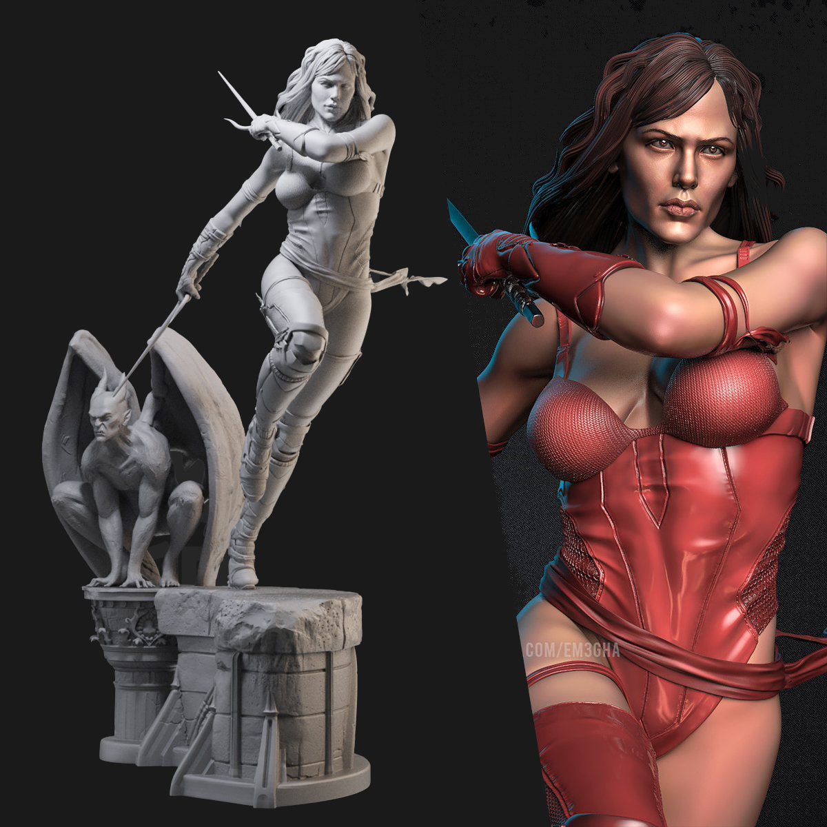 Erica Sinner 3D Printing Scale GK Resin Figure