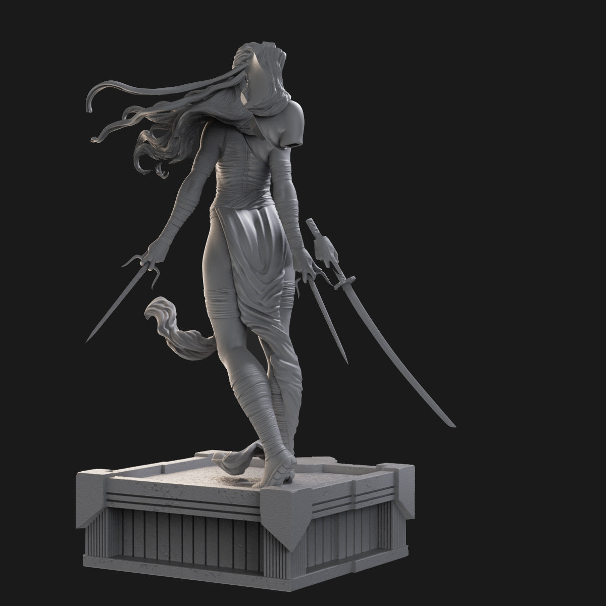 Erika Marvel Super Heroes 3D Printing Scale GK Resin Figure