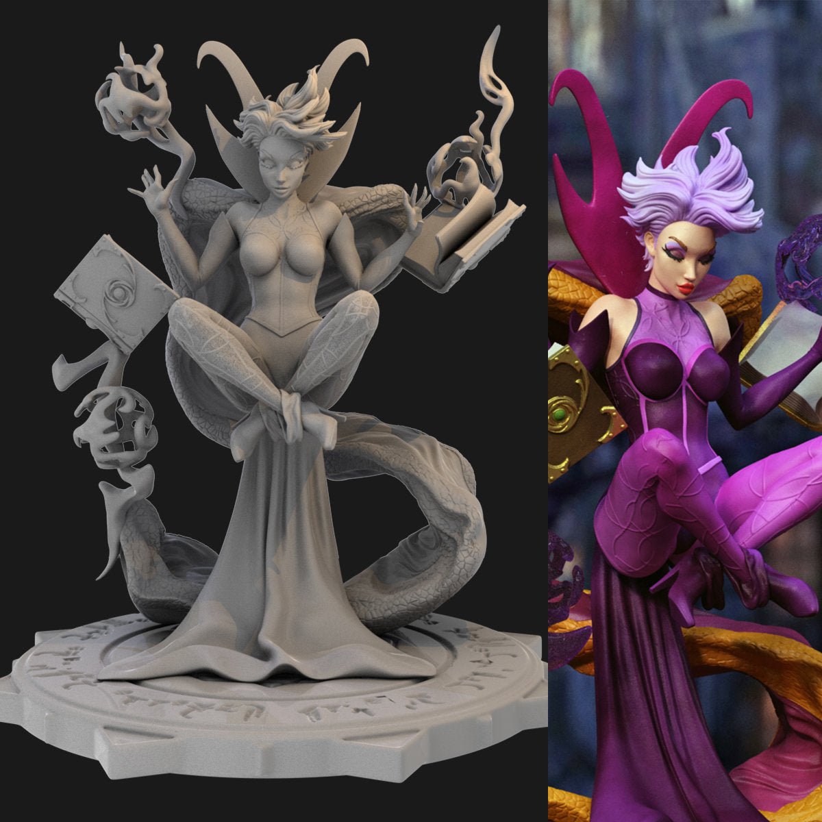 Female Doctor Strange 3D Printing Scale GK Resin Figure