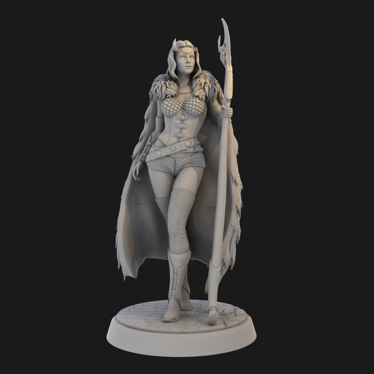 Female Loki 3D Printing Scale GK Resin Figure