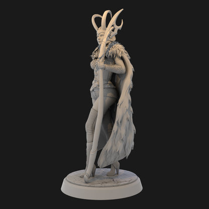 Female Loki 3D Printing Scale GK Resin Figure