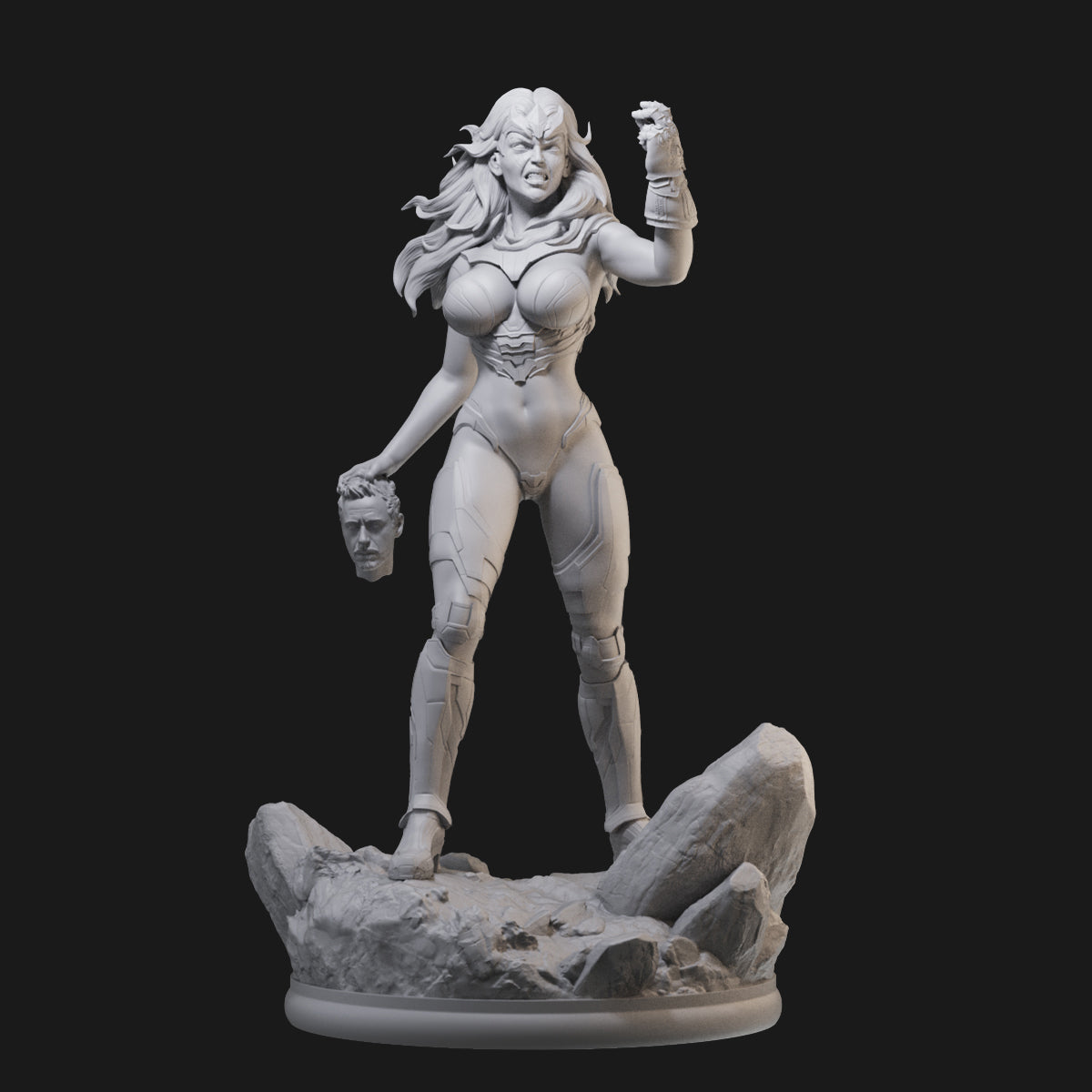 Female Thanos 3D Printing Scale GK Resin Figure