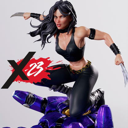 Female Wolverine X23 3D Printing Scale GK Resin Figure