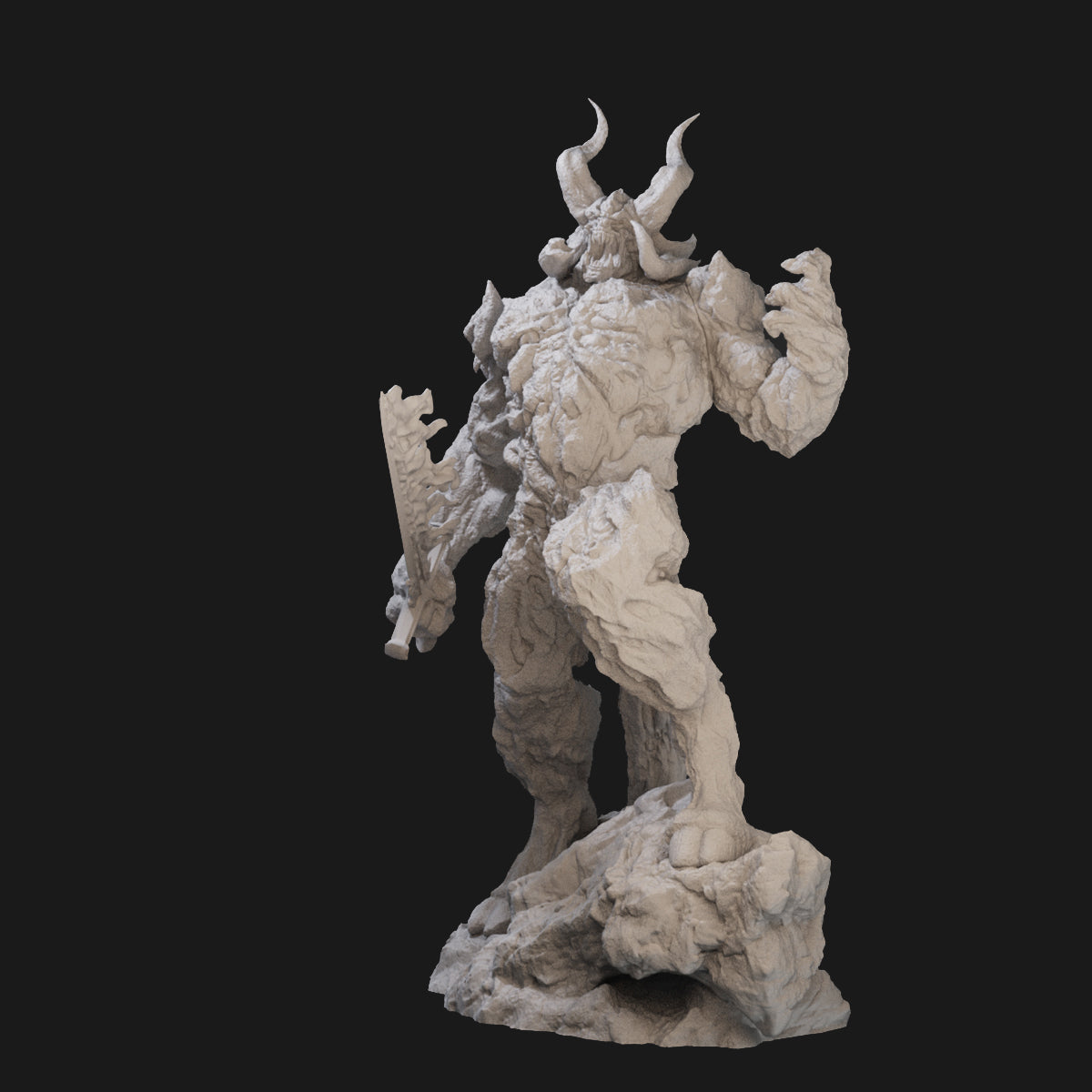 Fire Giant Surtur 3D Printing Scale GK Resin Figure