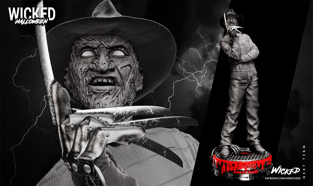 Freddy Krueger's A Nightmare on Elm Street 3D Printing Scale GK Resin Figure