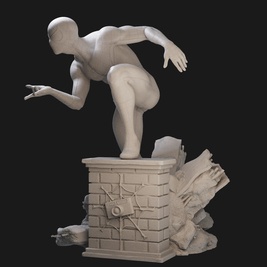 Friendly Neighborhood Spider-Man 3D Printing Scale GK Resin Figure