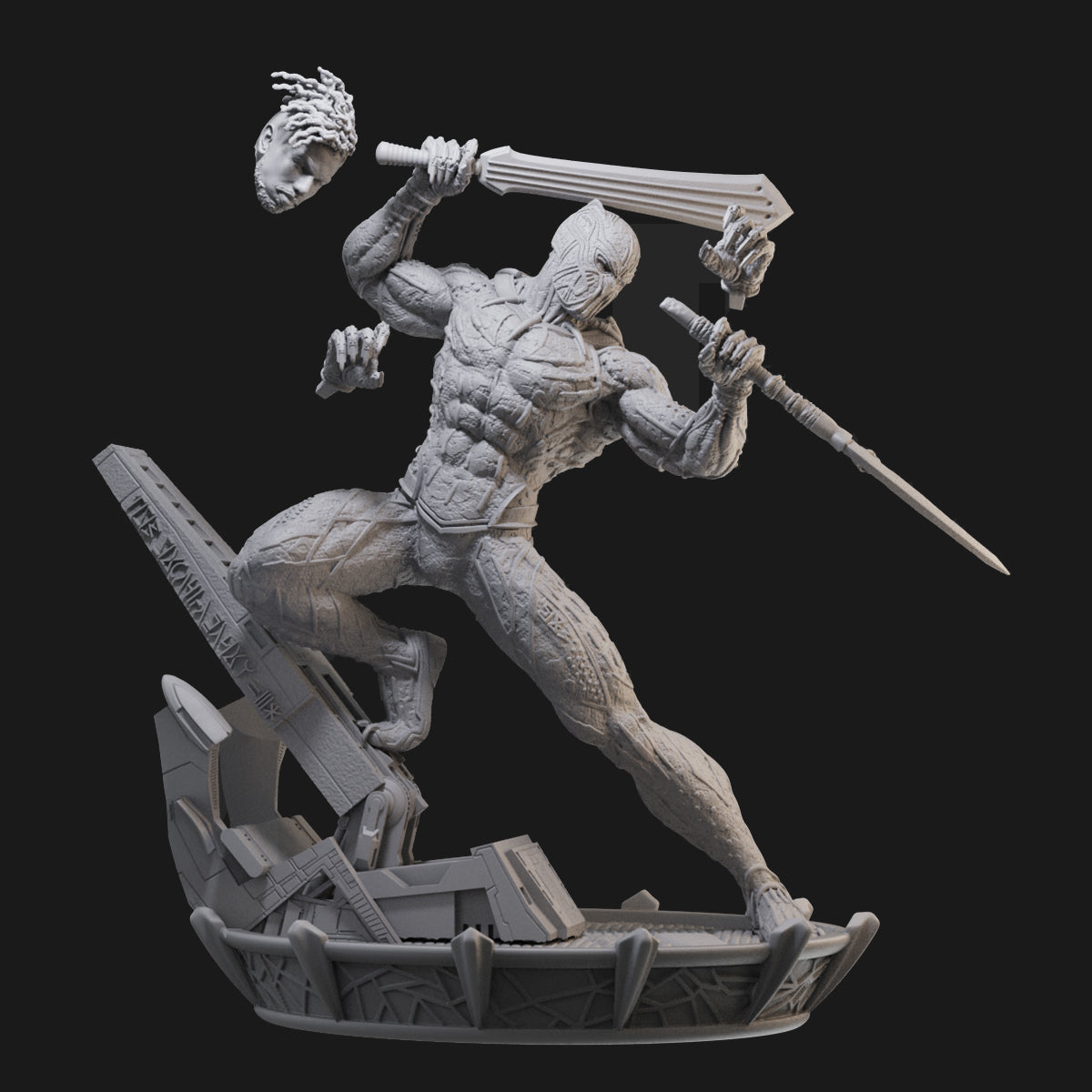 Golden Jaguar 3D Printing Scale GK Resin Figure