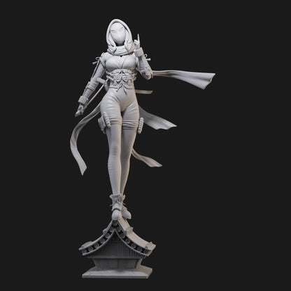 Gwen the Ninja Version Spider-Woman 3D Printing Scale GK Resin Figure