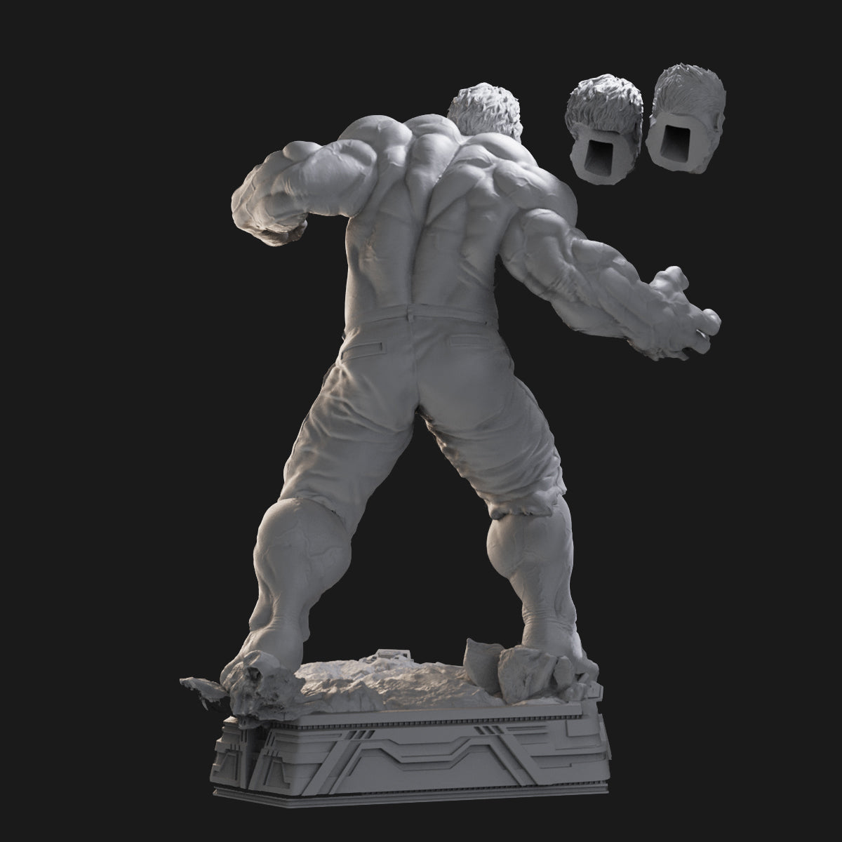 The Hulk from The Avengers 3D Printing Scale GK Resin Figure