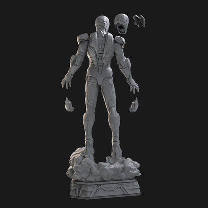 Iron Man Flying 3D Printing Scale GK Resin Figure