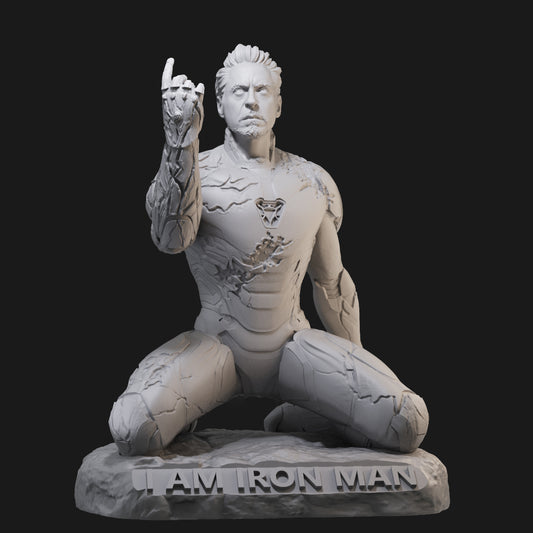 Iron Man Snaps His Fingers 3D Printing Scale GK Resin Figure