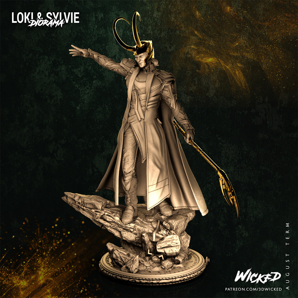 Loki God of Trickery 3D Printing Scale GK Resin Figure