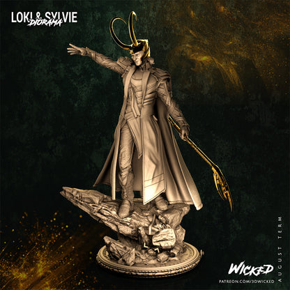 Loki God of Trickery 3D Printing Scale GK Resin Figure