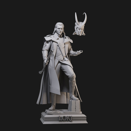 Loki Marvel God of Trickery 3D Printing Scale GK Resin Figure