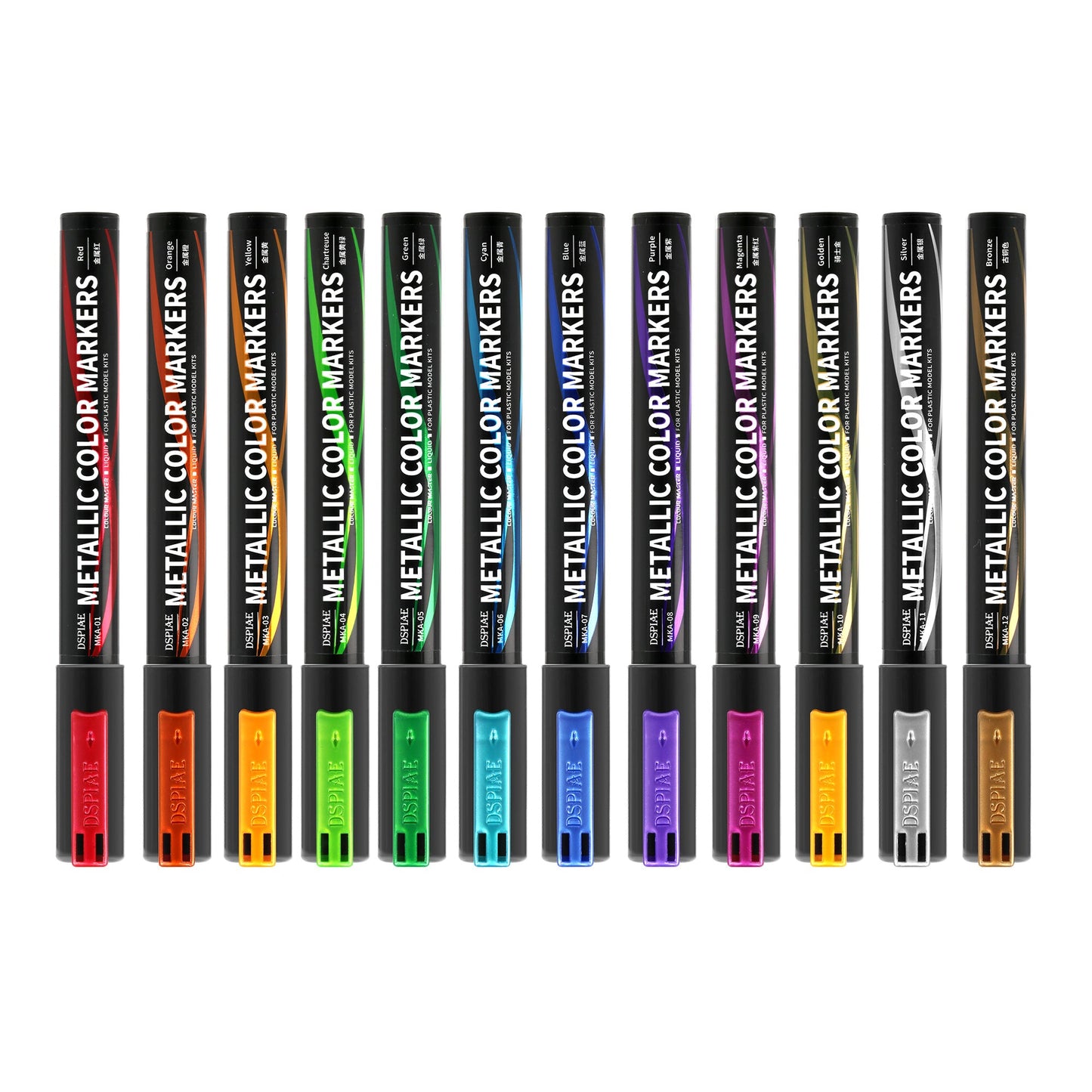 DSPIAE MKA Super Metallic Color Markers