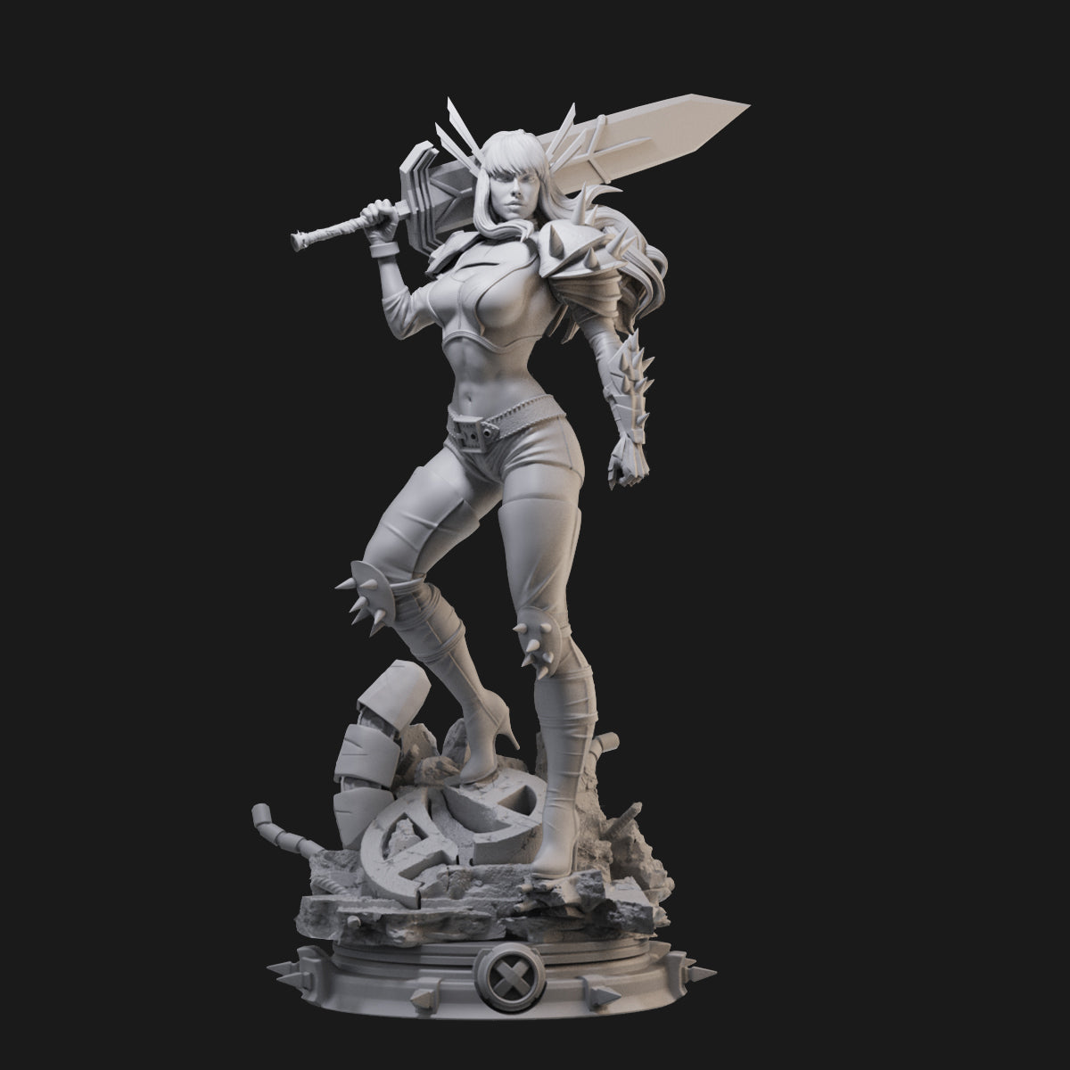 Magik X-Men 3D Printing Scale GK Resin Figure