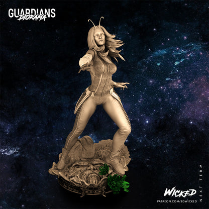 Mantis Guardians of the Galaxy 3D Printing Scale GK Resin Figure