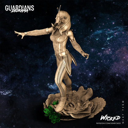 Mantis Guardians of the Galaxy 3D Printing Scale GK Resin Figure