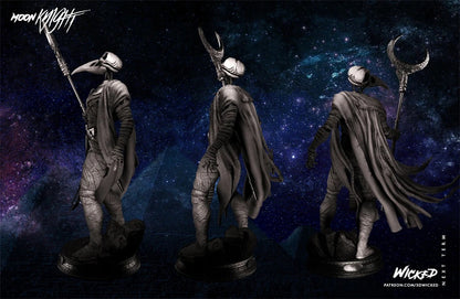 Moon God Khonsu 3D Printing Scale GK Resin Figure