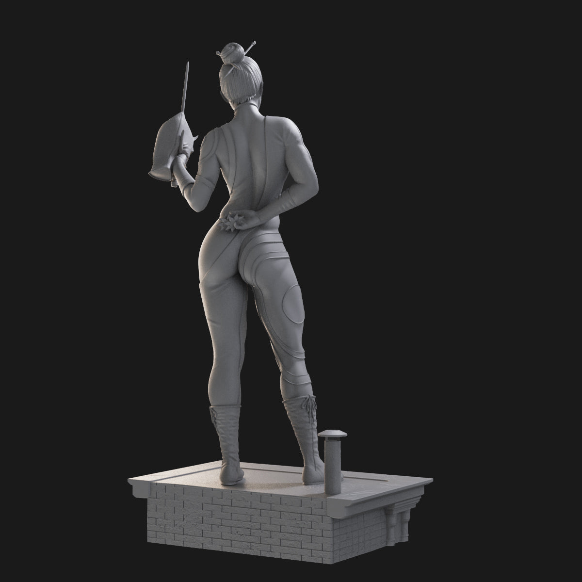 Ms. Bullseye 3D Printing Scale GK Resin Figure