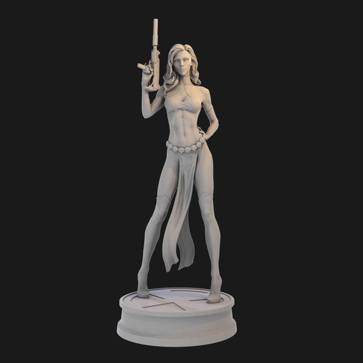 Mystique Raven X-Men 3D Printing Scale GK Resin Figure