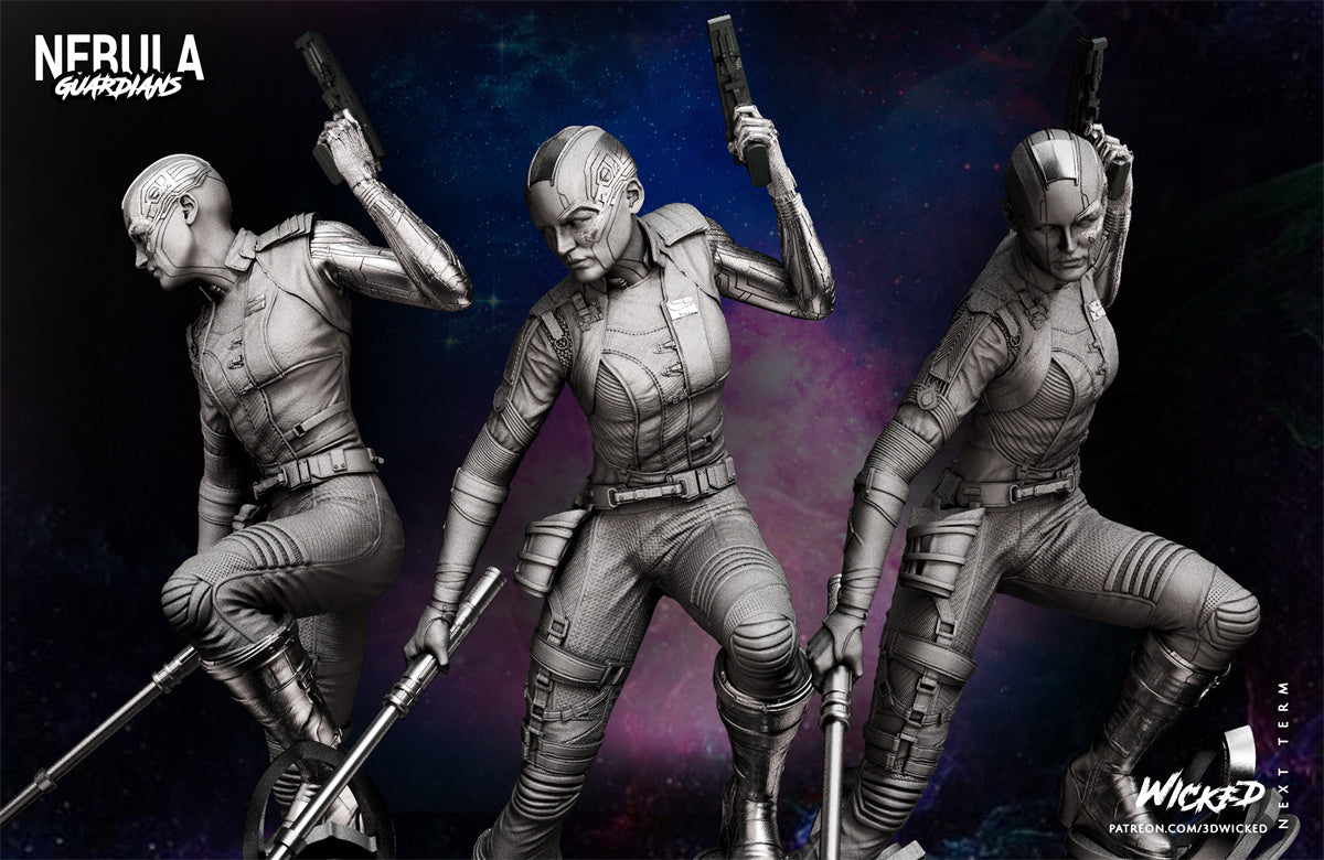 Nebula Guardians of the Galaxy 3D Printing Scale GK Resin Figure