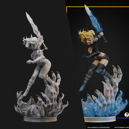 New Mutant Magik 3D Printing Scale GK Resin Figure