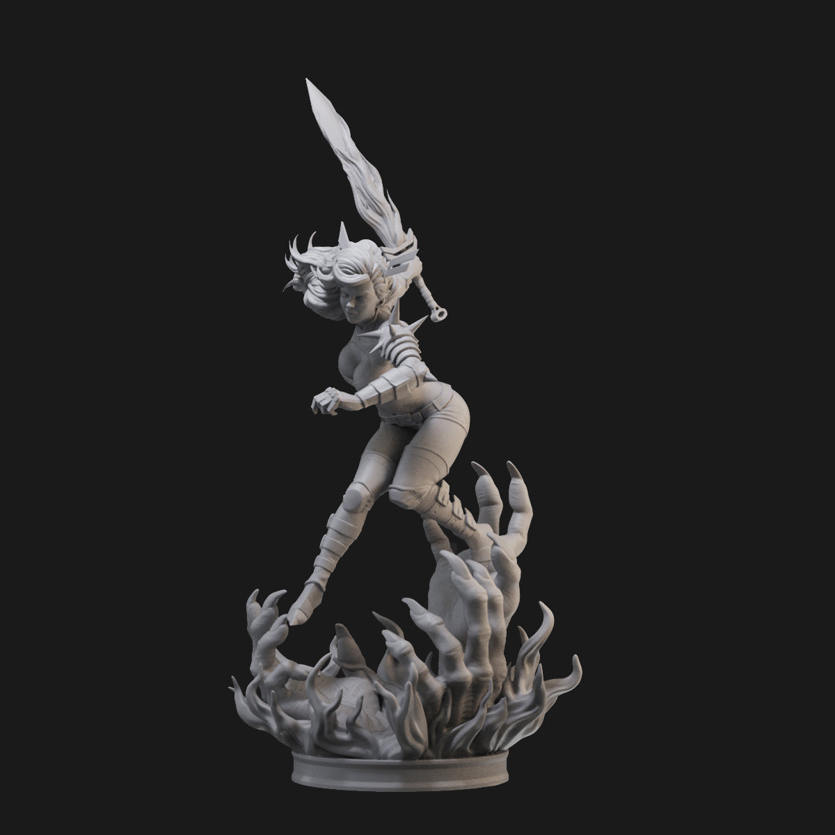 New Mutant Magik 3D Printing Scale GK Resin Figure