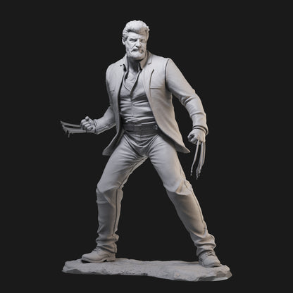 Old Wolverine's Death Battle 3D Printing Scale GK Resin Figure